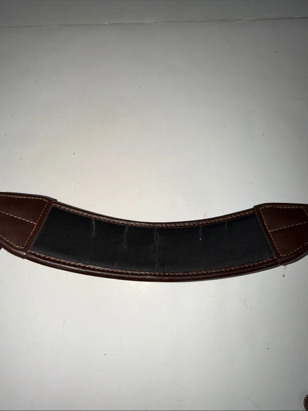 Johnston & Murphy Dark Brown Leather Messenger Bag